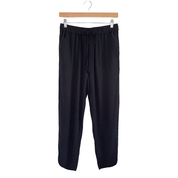 NWT Madewell Track Trousers Draped Drawstring Pull On Pant Black XS - Picture 5 of 15